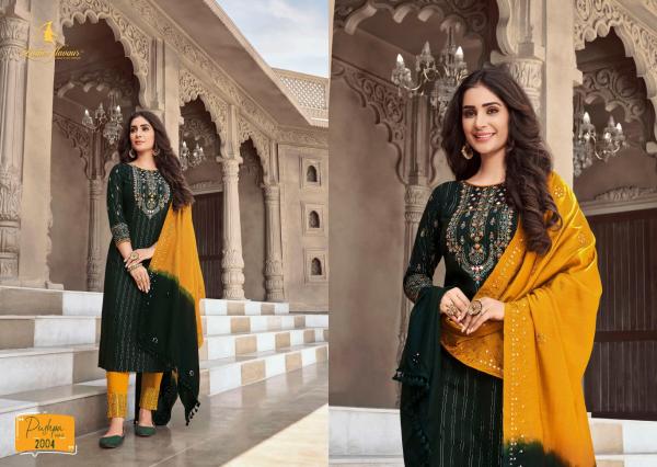 LF Pushpa 2 Designer Rayon Embroidery Readymade Salwar